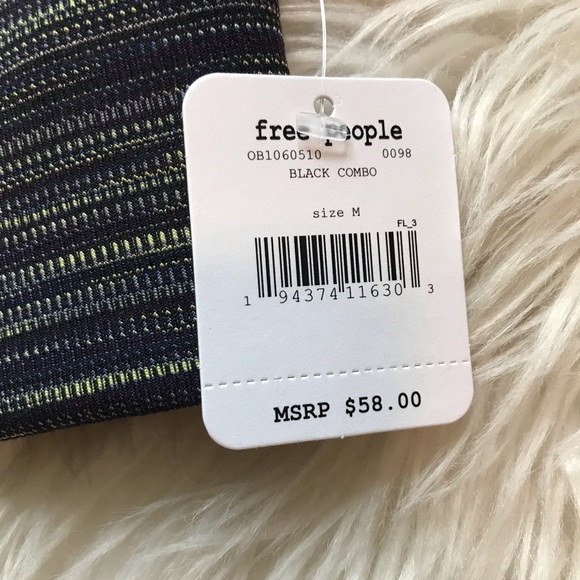 Free People Black Strut Cutout Sports Bra - Picture 2 of 5